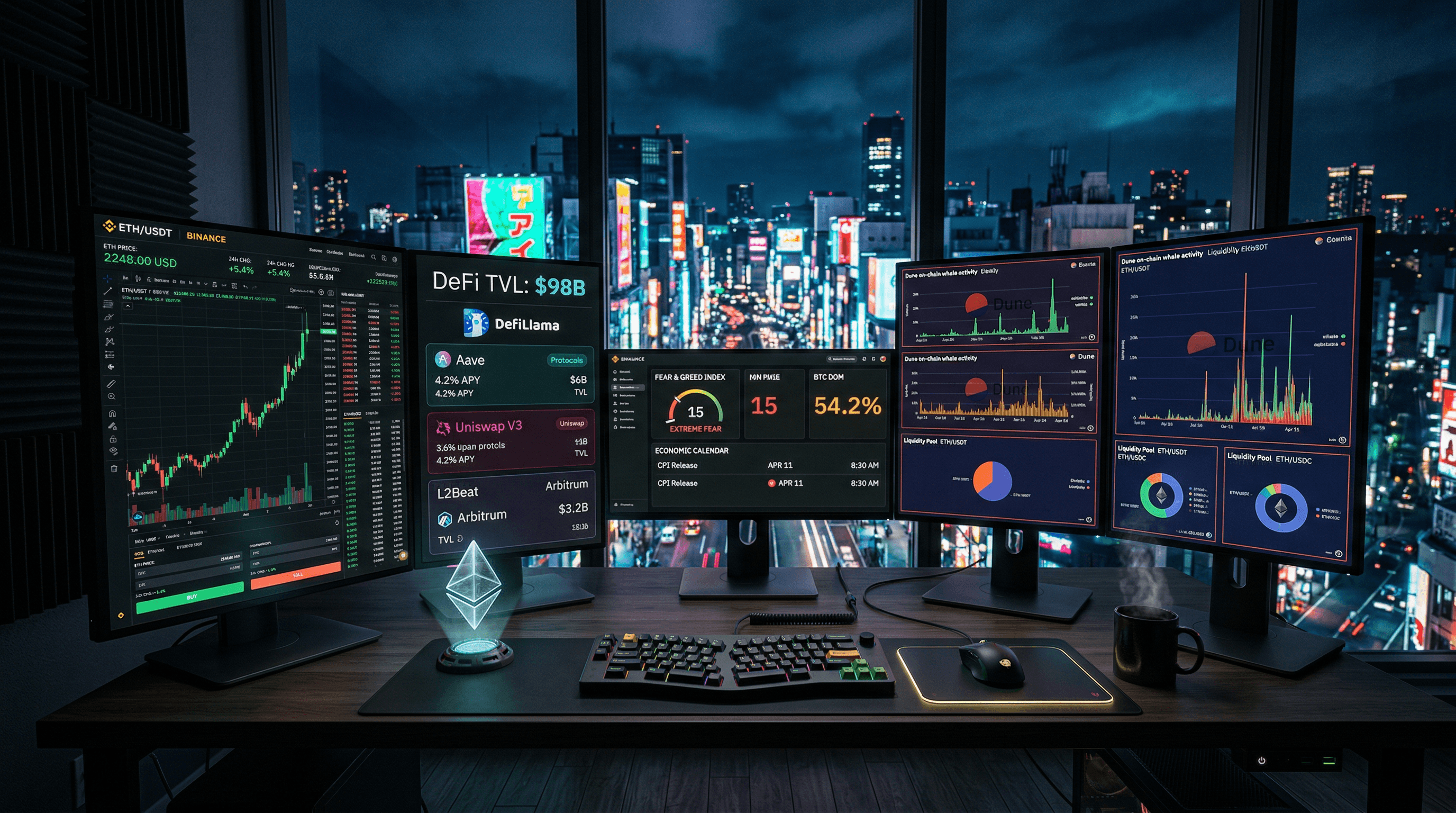 ETH Price Hits $2,248, Up 2.7% Pre-CPI Data