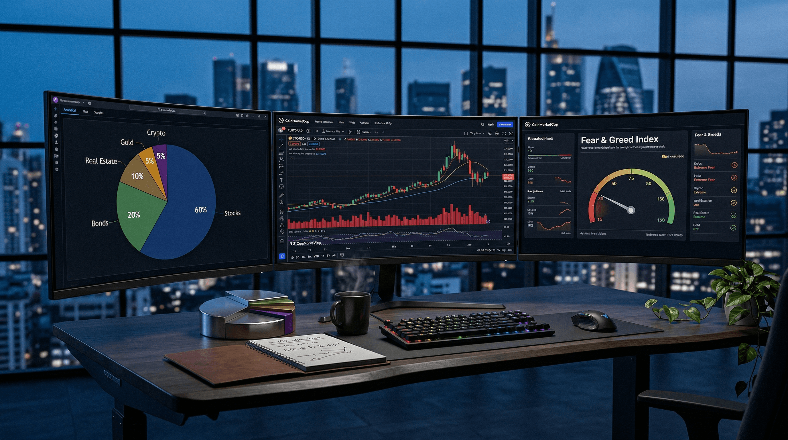 Crypto Portfolio Allocation Debated as BTC Hits $73K