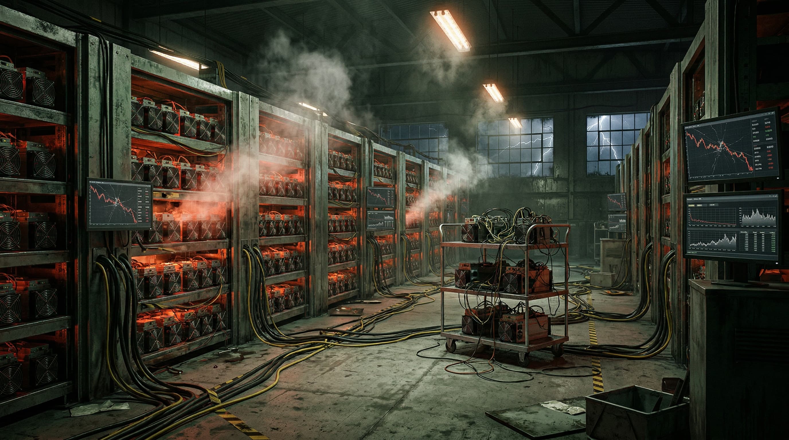 Bitcoin Miners' Profitability Crashes to $6,432 Loss Per BTC