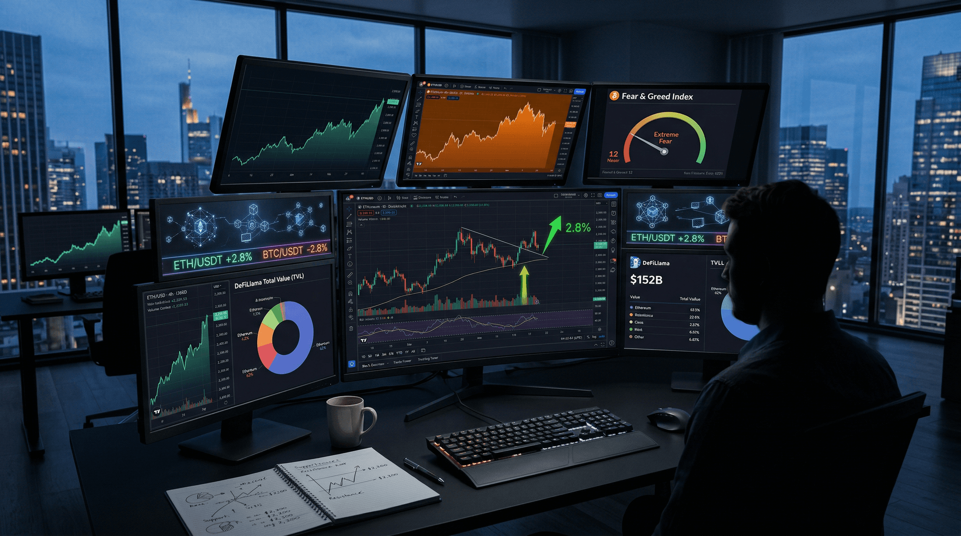 Ethereum Price Hits $2,259 Up 2.8% Amid Extreme Fear: DeFi Analysis