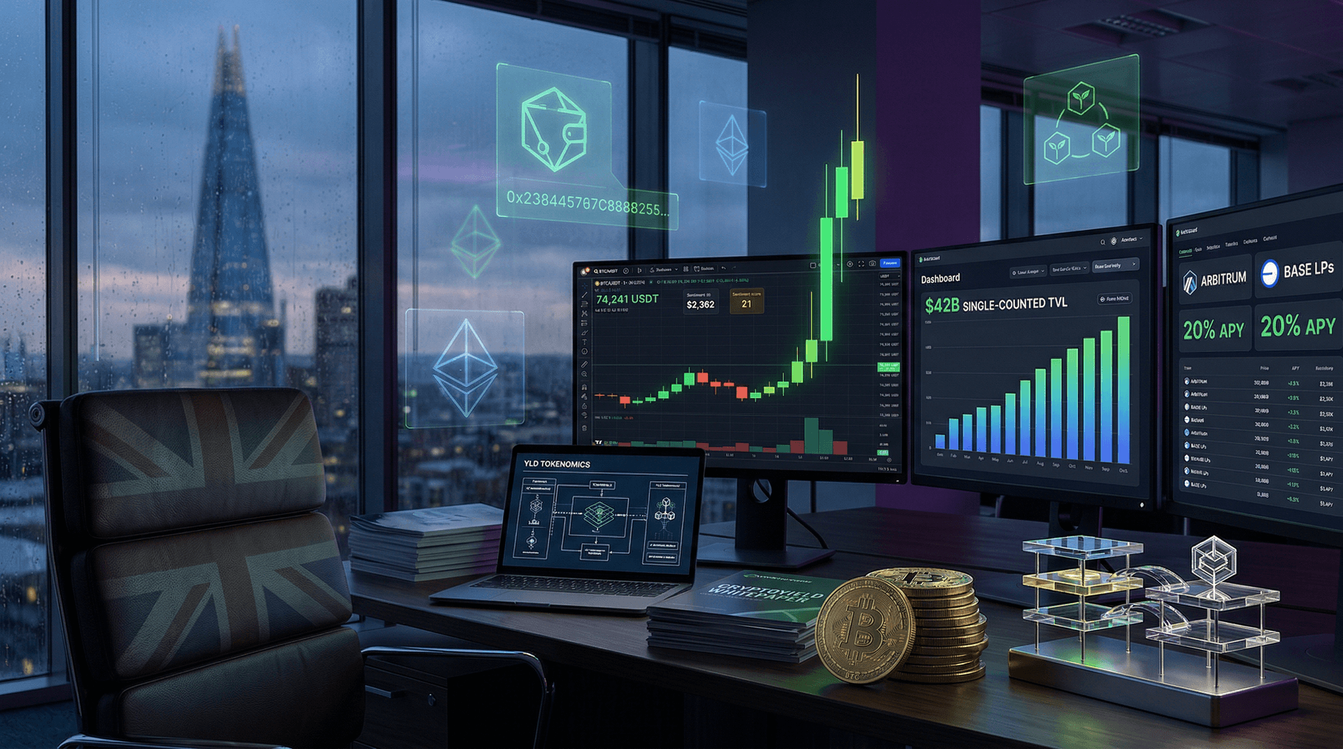 Nigel Farage's £2M ($2.53M, 0.034 BTC) Purchase Backs Kwarteng’s CryptoYield DeFi Rally