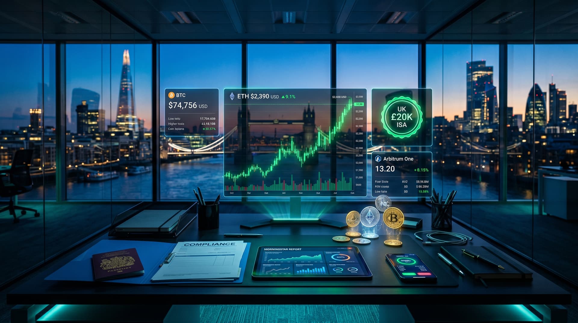 UK ISA Crypto Rules Unlock £20K Tax-Free Investments as ETH Surges 9.1%