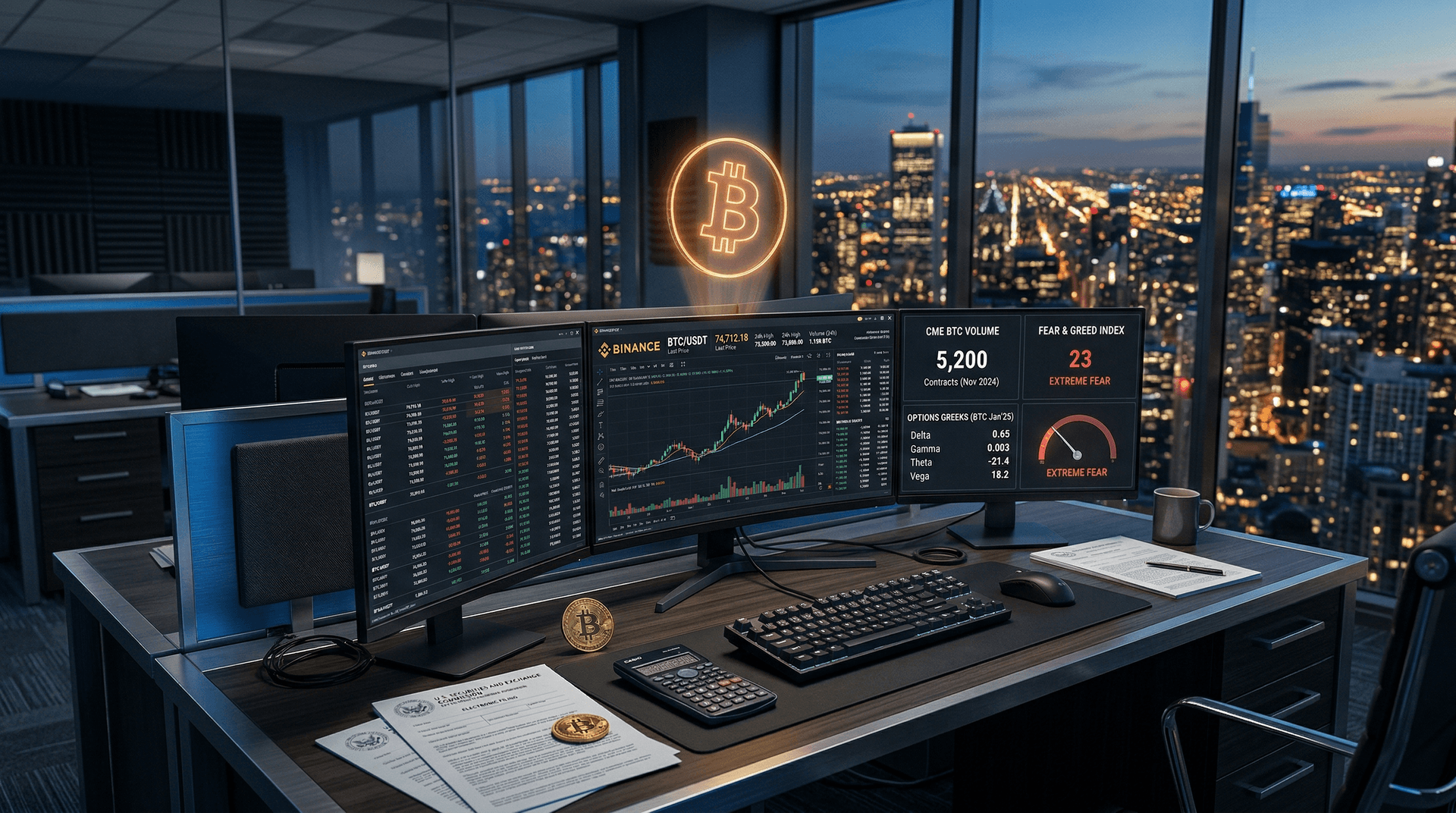 Goldman Sachs Crypto ETF Files BTC Covered Calls at $74,712 Fear