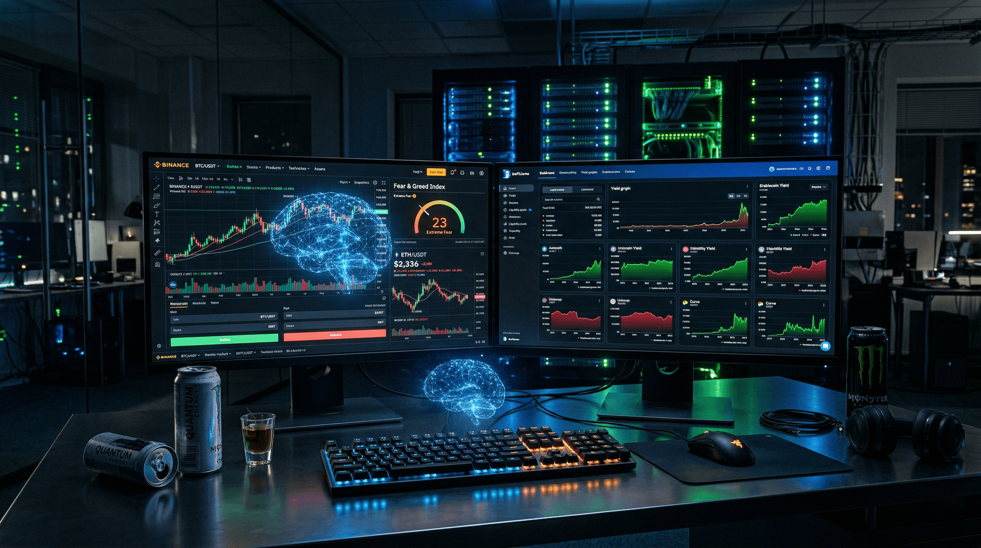 AI Crypto Trading Bots Surge 25% on Fear & Greed 23, BTC $74,628