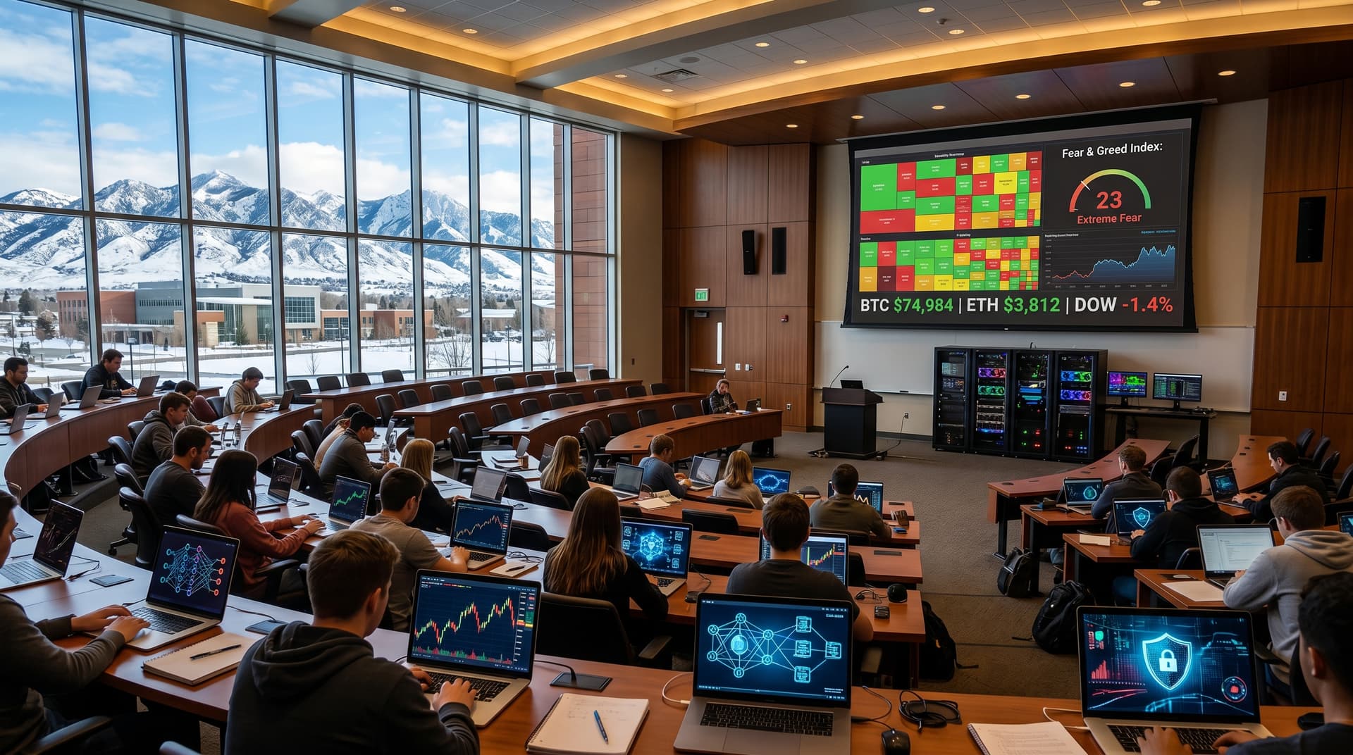 Idaho State AI Degree Launches Apr 15 as Fear Hits 23, BTC $74,984