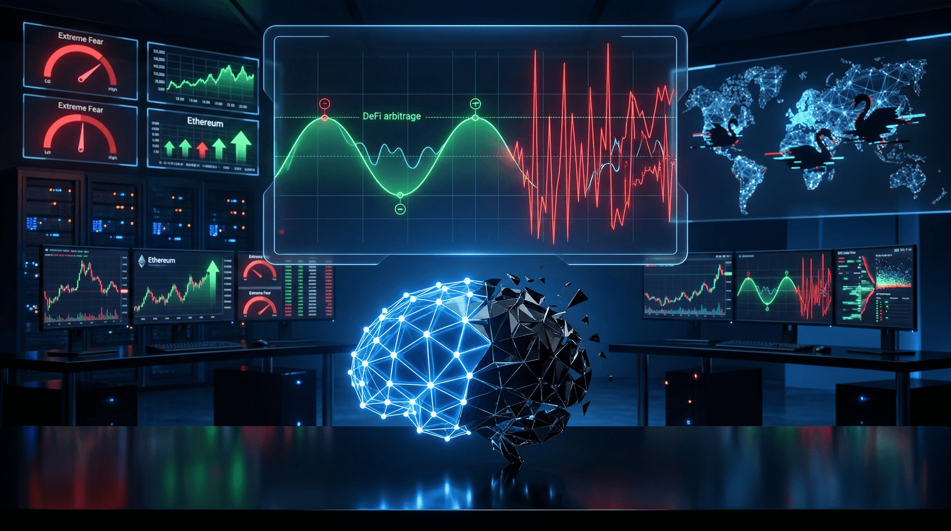 Jagged Intelligence: AI Bots Dominate DeFi Arbitrage at $74K BTC Peak
