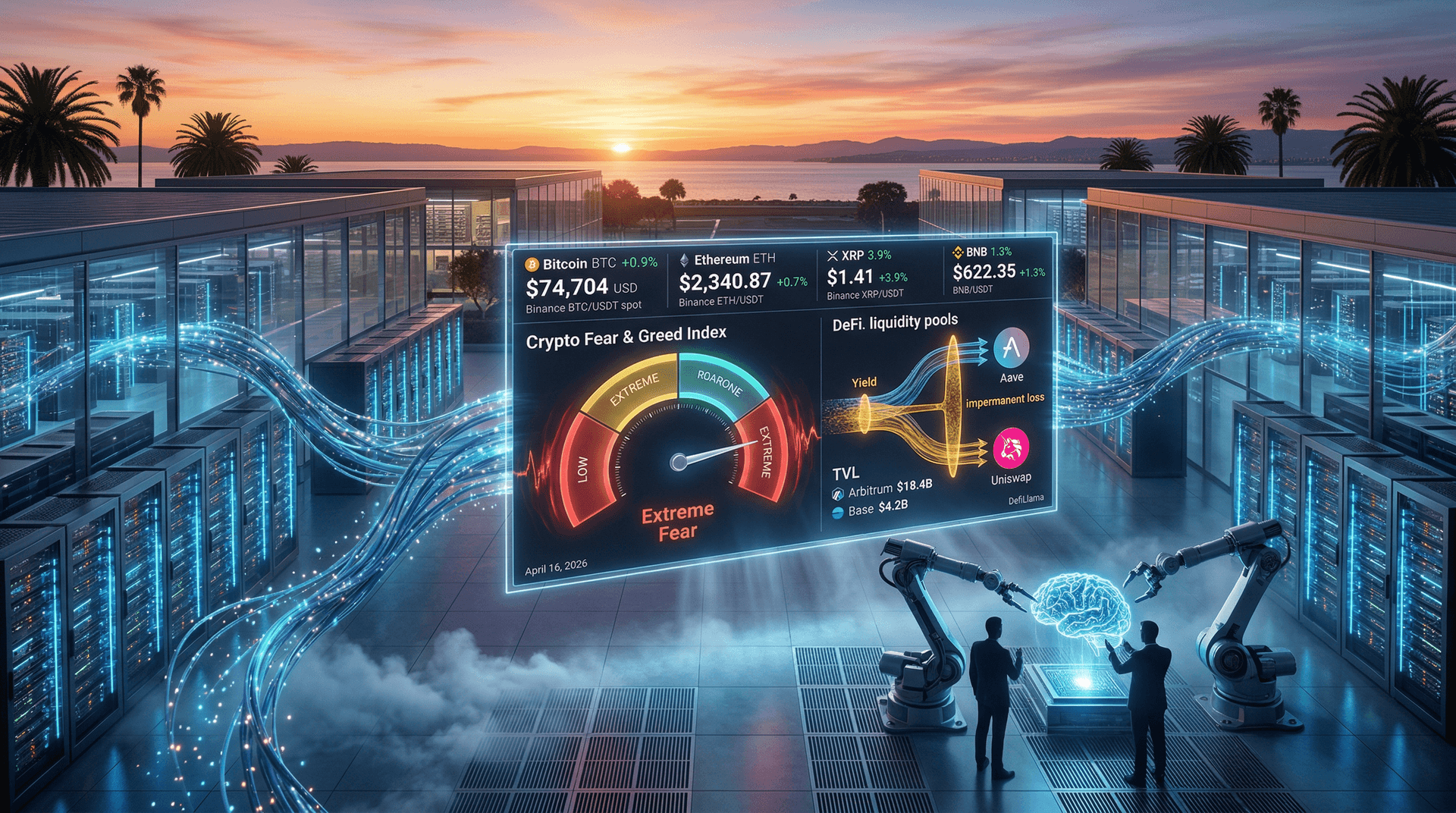 Meta AI Zuckerberg Clone Boosts Crypto Bots as BTC Hits $74,704